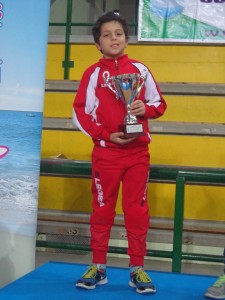 Riccardo Natoli, vincitore del Torneo under 12 individuale