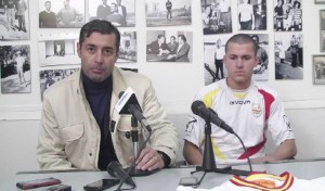 Pagni ed il talento austriaco in conferenza stampa al "Celeste"