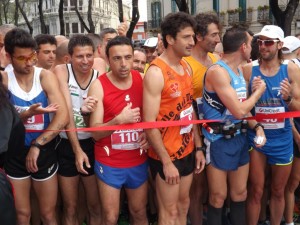 La partenza della Maratona