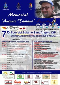 La locandina del /° Tor del Salame-