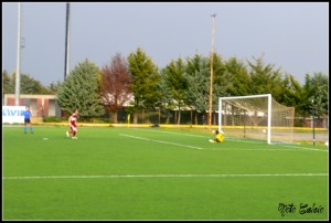 Il rigore di Cocuzza per il 2-0 del Noto