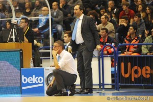 Giulio Griccioli e l'assistant coach Di Carlo