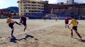 Contesse - Stromboli 2-0, una fase del match
