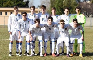 Il giocatore messinese con la maglia della Nazionale giovanile