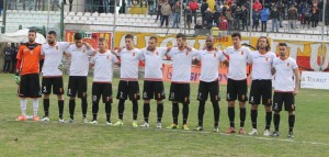 Una formazione titolare del Messina 