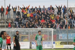I tifosi del Messina al "D'Ippolito"