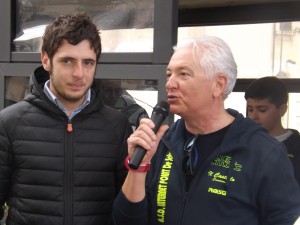 Il presidente dell'ASD Internet Point Emilio De Salvo ed il figlio di Attilio Travisano