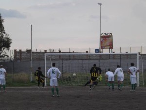 Il rigore di Bagnato per il 2-2 della Tiger