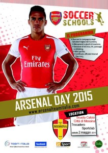 La locandina dell'Arsenal day