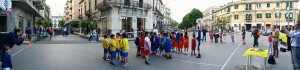 Fase di gioco al Memorial Rosa Santoro