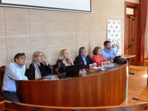 Un momento della conferenza stampa di presentazione