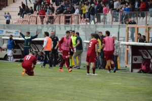 Il derby d'andata vinto dalla Reggina