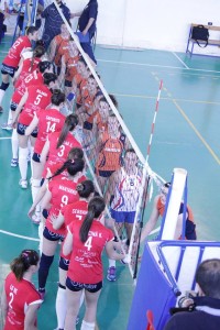 Effe Volley-Noma S. Stefano, i convenevoli prima della gara