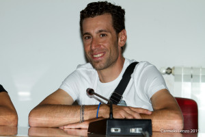 Un sorridente Vincenzo Nibali 