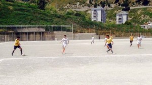 Messinaudace-Contesse 0-5 - Una fase della gara