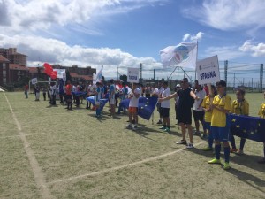 I partecipanti all'European day of integrated sport