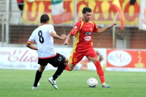 Giardina in azione col Città di Messina