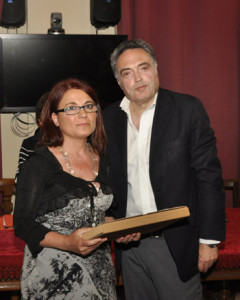 Eliana Sidoti con il prof. Bruschetta