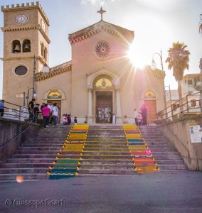 Il Sagrato della Chiesa di Faro Superiore