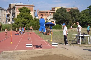 Gabriele Crisafulli (Atletica Villafranca) vincitore del lungo