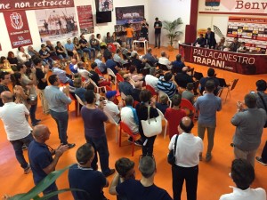 I presenti in sala stampa 