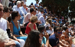 II pubblico del Circolo del Tennis e Vela