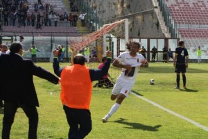 La gioia di Corona dopo l'1-1