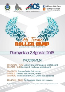 Locandina ALI' TERME ROLLER CAMP