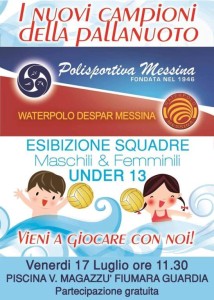 Locandina PALLANUOTO giovanile