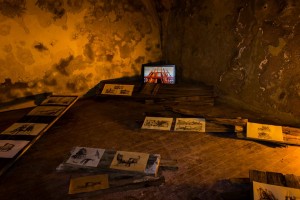 Particolare della mostra-installazione l'Arca di Prometeo di Viola