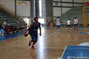 Gianluca Basile in allenamento