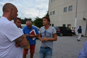 Di Napoli a colloquio con i tifosi