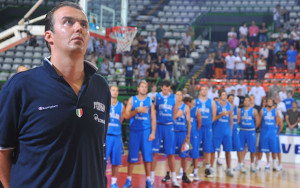 Il CT del'Italia Simone Pianigiani