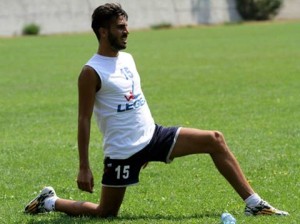 Guerriera in allenamento con il Cosenza
