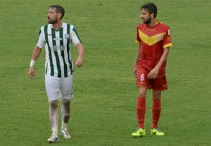Palumbo in marcatura. La sua partita però è durata appena 34 minuti