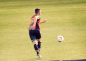 Sebastian Fusca in azione con la maglia della Ternana