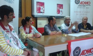 Un momento della conferenza stampa