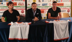 Gustavo, Argurio e Martinelli in sala stampa
