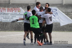 L'esultanza dopo l'1-0