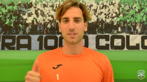 Il nuovo portiere del Monopoli Matteo Pisseri, ex Catanzaro e Juve Stabia
