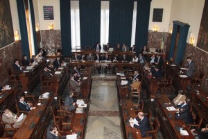 L'aula del consiglio comunale di Messina