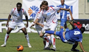 Pietro Baccolo in azione con la maglia del Sud Tirol Alto Adige