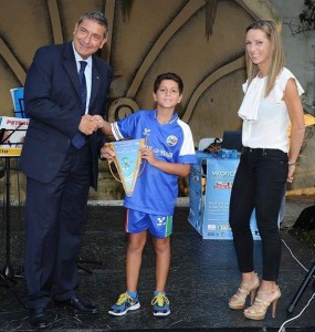 Riccardo Natoli con Valentina Vezzali