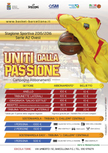 Uniti dalla passione, campagna abbonamenti Basket Barcellona