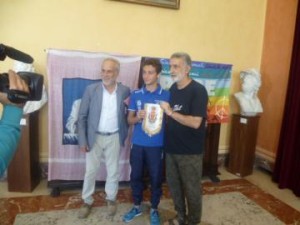 Accorinti e Pino ricevono Fazio