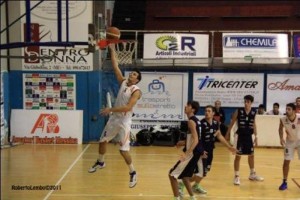 Gianni Vecchiet in azione con la maglia dell'Amatori