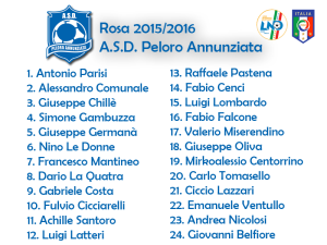 La rosa della Peloro Annunziata