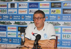Giulio Griccioli in conferenza