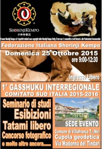 Il programma del gasshuku di Villafranca Tirrena