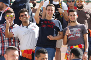 Il tifo sugli spalti del San Filippo (foto Denaro)